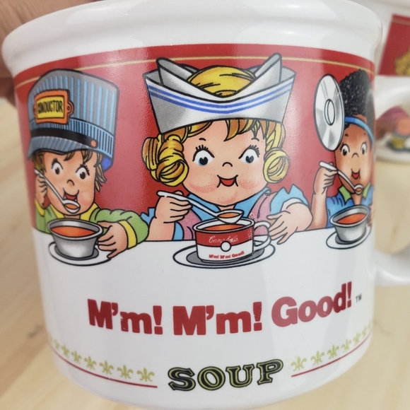 Set of 2 Vintage 1999 Campbells Soup Kids Mug Bowl ~Mm! Mm! Good! - Picture 5 of 14